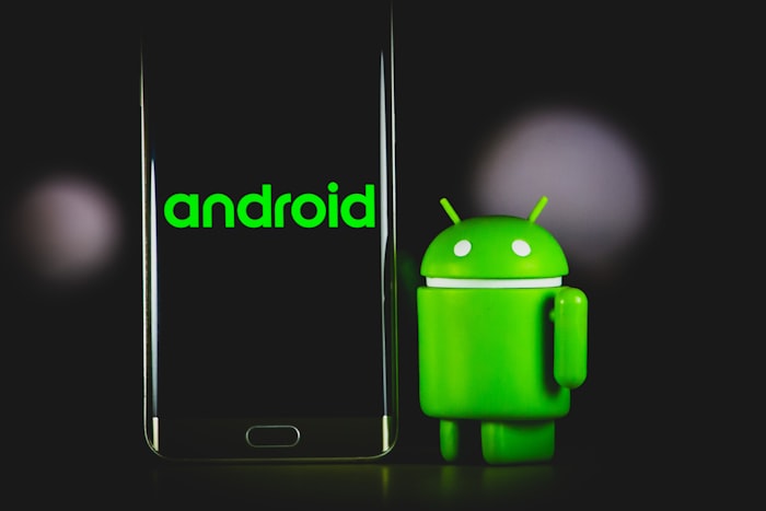 Android smartphone showing Google Play Store